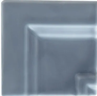 Вставка Adex ADNE5605 Angulo Marco Cornisa Clasica Storm Blue 7,5x7,5 глянцевая