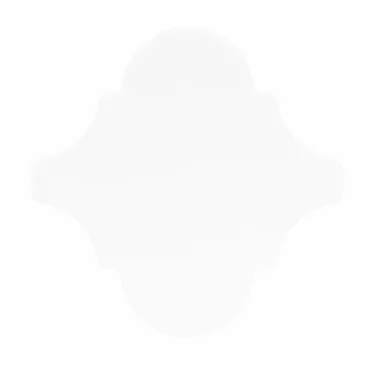 Плитка Adex ADNE8109 Arabesco Liso Blanco Z 15x15 глянцевая