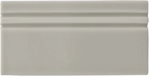 Бордюр Adex ADRI5083 Rodapie Mundaka Gray 10x20 глянцевый