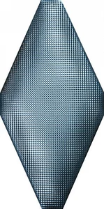 Плитка Adex ADNE8123 Rombo Acolchado Micro Niquel 10x20 рельефная