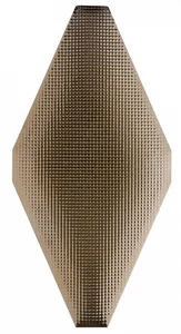 Плитка Adex ADNE8125 Rombo Acolchado Micro Oro Viejo 10x20 рельефная