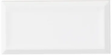 Плитка Adex ADST1070 Liso Framed Snow Cap 7,3x14,8 глянцевая