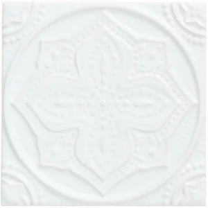 Декоративный элемент Adex ADST4067 Relieve Mandala Planet Snow Cap 14,8x14,8 глянцевый