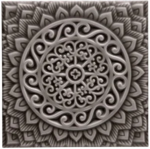 Декоративный элемент Adex ADST4078 Relieve Mandala Universe Timberline 14,8x14,8 глянцевый