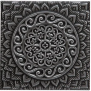 Декоративный элемент Adex ADST4079 Relieve Mandala Universe Volcanico 14,8x14,8 глянцевый