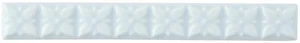Бордюр Adex ADST4083 Relieve Ponciana Ice Blue 2,5x19,8 глянцевый