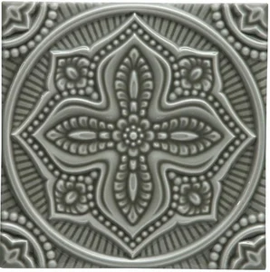 Декоративный элемент Adex ADST4095 Relieve Mandala Planet Eucalyptus 14,8x14,8 глянцевый