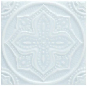 Декоративный элемент Adex ADST4096 Relieve Mandala Planet Ice Blue 14,8x14,8 глянцевый