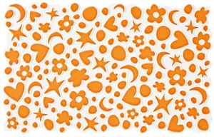 Плитка Pamesa Agatha Puzle Naranja 25x40 глянцевая