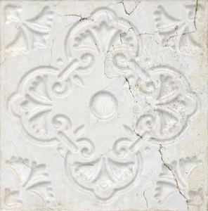 Плитка Aparici Aged White Ornato 20x20 матовая