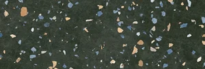 Керамогранит Alborz Ceramic Teratzo Black 30x90 матовый