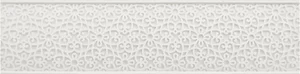 Бордюр ITT Ceramic Alchemy White Cenefa 10x39,8 матовый