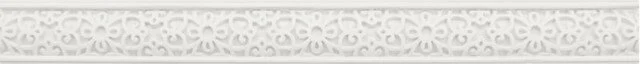 Бордюр ITT Ceramic Alchemy White Listelo 4x39,8 матовый