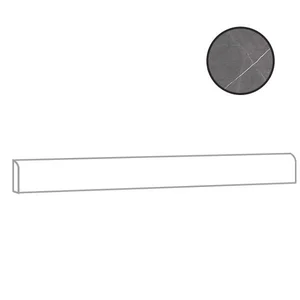 Бордюр Alfalux Canova Pro Greystone Battiscopa Lucido Rett T222476 7,5x90 полированный