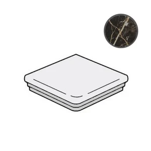 Ступень Alfalux Canova Varenna Gradone Anolare DX Nat. 7350871 33,3x117,5 матовая