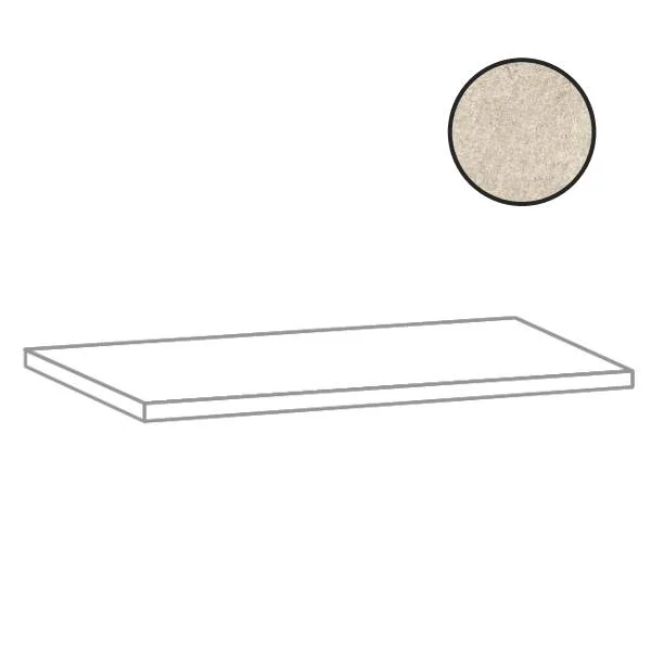 Ступень Alfalux Cottage Milk Angolo Gradone Costa Ret. Sx 8290052 33,3x120 матовая