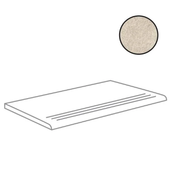 Ступень Alfalux Cottage Milk Step Ret 8290002 30x60 матовая
