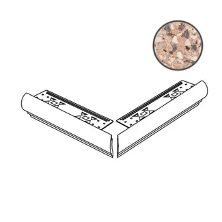 Спецэлемент Alfalux I Veneziani Corallo Torello Set Gradino 7326539 4x60 матовый