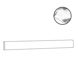 Бордюр Alfalux Marvilla Pro Cellini Battiscopa Lucido Rett T203050 7,5x90 полированный