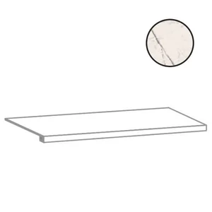 Ступень Alfalux Marvilla Michelangelo Gradone Costa Lucido Rett 8202077 33,3x120 полированная