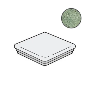 Ступень Alfalux Mastri Verde Gradone Angolare 7357814 33,3x33,3 структурированная
