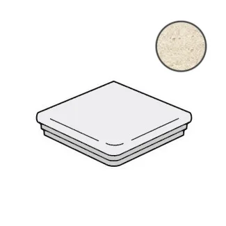 Ступень Alfalux Palatina Crema Gradone Angolare SX Luc. 7960156 33,3x89,2 полированная