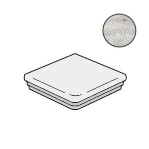 Ступень Alfalux Palatina Grigio Gradone Angolare SX Nat. 7960226 33,3x89,2 матовая