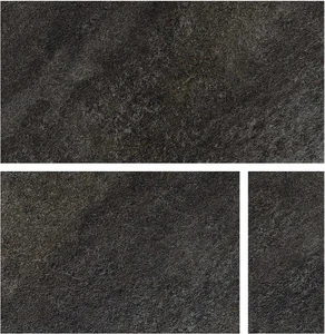 Керамогранит Alfalux Stonequartz Nero Modular Ret 8201004 12x120 матовый