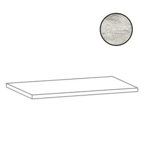 Ступень Alfalux Stonequartz Perla Angolo Gradone Costa Sx Rett 7201011 33,3x120 матовая