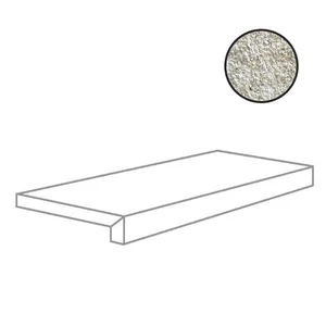 Ступень Alfalux Stonequartz Perla Grip Elemento L Rett 8210033 30x60 матовая
