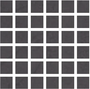 Клинкерная плитка Alfalux Stucchi Nero Mosaico 7330865 30x30 матовая