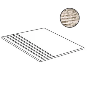 Ступень Alfalux Valmalenco Crema Roc Step 7274618 30x60 структурированная