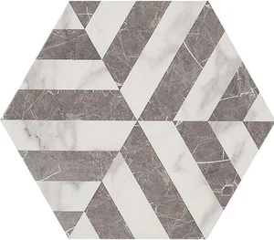 Декоративный элемент Marazzi Italy Allmarble Statuario Decoro MMMN 18,2x21 глянцевый