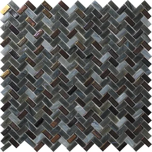 Мозаика Alma Mosaic Glamour AHB-04 30,2x30,3 глянцевая