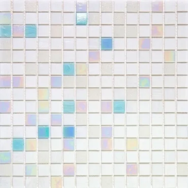 Мозаика Alma Mosaic Растяжки 20 Azure(m) MIX 1 (первый микс) 32,7x32,7 глянцевая