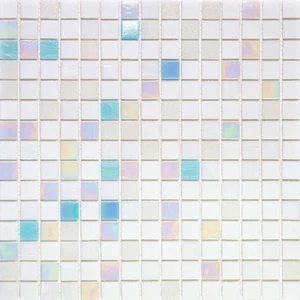 Мозаика Alma Mosaic Растяжки 20 Azure(m) MIX 1 (первый микс) 32,7x32,7 глянцевая