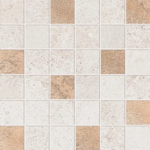 Мозаика ABK Alpes Raw Mos. Quadr. Glam Ivory PF60000263 30x30 матовая