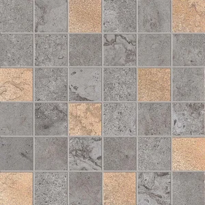 Мозаика ABK Alpes Raw Mos. Quadr. Glam Lead PF60000265 30x30 матовая