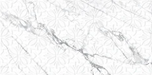 Плитка Altacera WT9LIM55 Лима Калакатта Лима Флауэр / Lima Calacatta Lima Flower 24,9x50 глянцевая