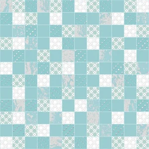 Мозаика Altacera Rainfall Mosaic Aquamarine DW7MSC16 30,5x30,5 глянцевая