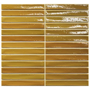 Мозаика Amadis Short Stick Mustard Crackle 8436552229361 28x30 глянцевая