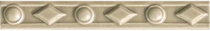 Бордюр Grazia Amarcord Diamantato Tabacco Matt. DAM88 3x20 матовый