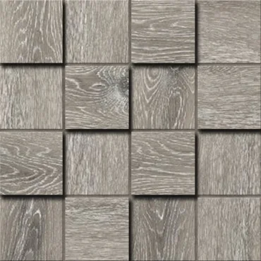 Мозаика Ametis By Estima Daintree Dark Grey Chess-3D (7,5x7,5) DA03 30x30 матовая
