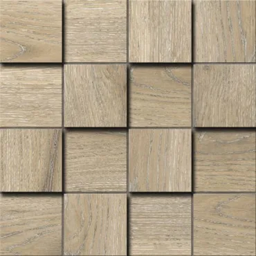 Мозаика Ametis By Estima Daintree Rusty Beige Chess-3D (7,5x7,5) DA02 30x30 матовая