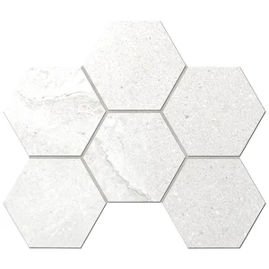 Мозаика Ametis By Estima Kailas Ivory Hexagon KA00 Непол.Рект. 25x28,5 матовая