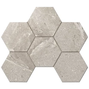 Мозаика Ametis By Estima Kailas Light Brown Hexagon KA03 Непол.Рект. 25x28,5 матовая