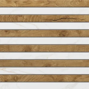 Мозаика Ametis By Estima Supreme Gold Fascia SM02/SI04 Неполир. 30x30 матовая