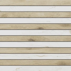 Мозаика Ametis By Estima Supreme Platinum Fascia SM01/SI01 Неполир. 30x30 матовая
