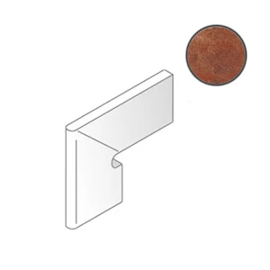 Спецэлемент Vives Anfora Zanquin Izquierdo Cuero 19x19 матовый