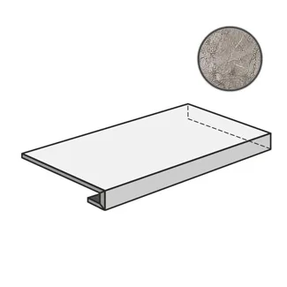 Ступень Acif Angolare DX Breccia Braque Lap. Luc AC5M8YD 33x118,2 лаппатированная
